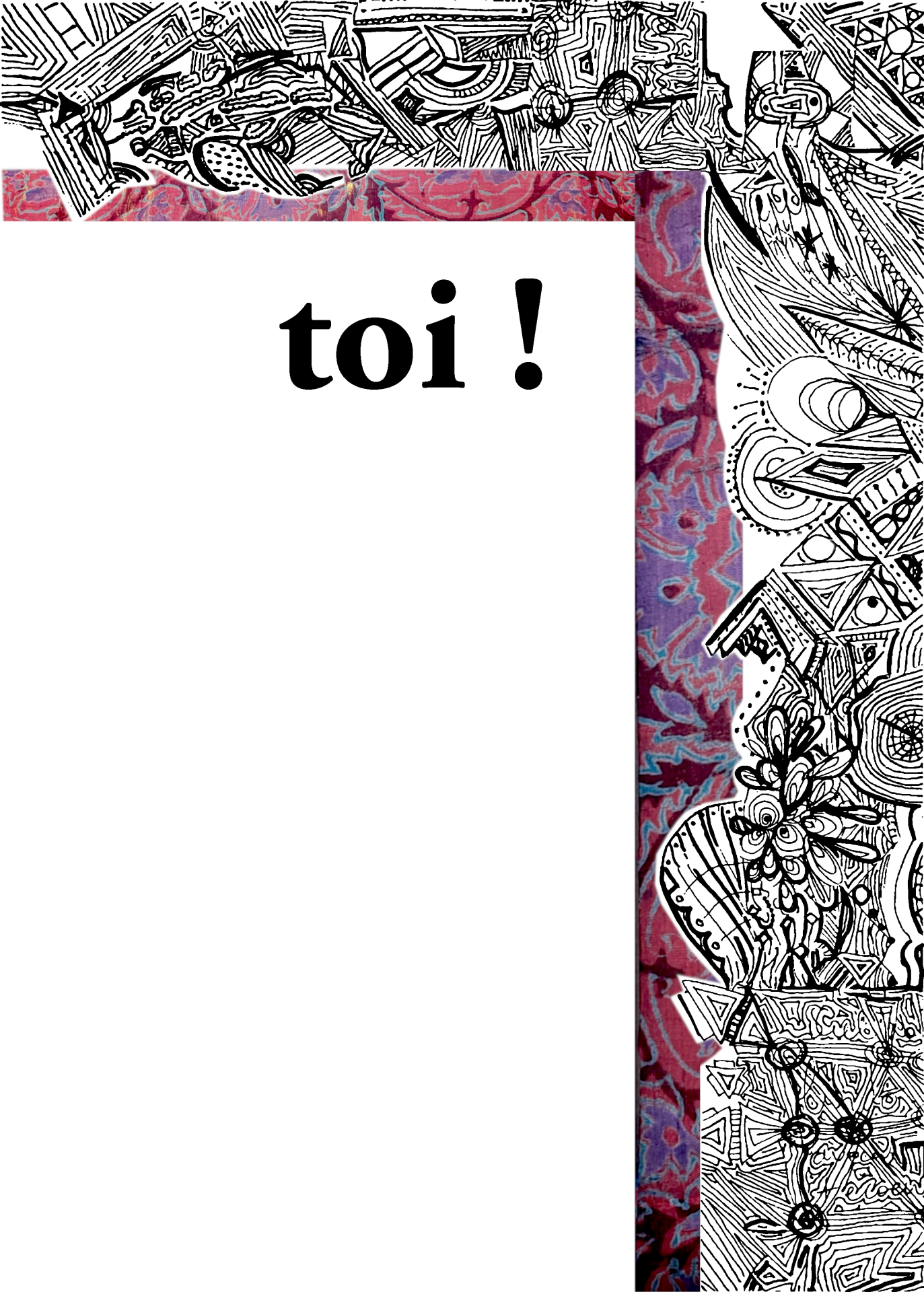 Cadre n b marie toi garalde bold